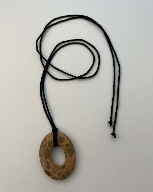 #21 the tide pendant on black string